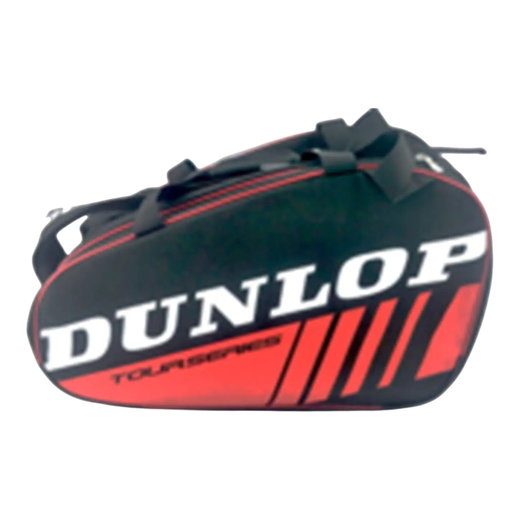 Dunlop Racketbag Paletero Intro (Padel Schlägertasche, 1 Hauptfach) schwarz/rot 3er